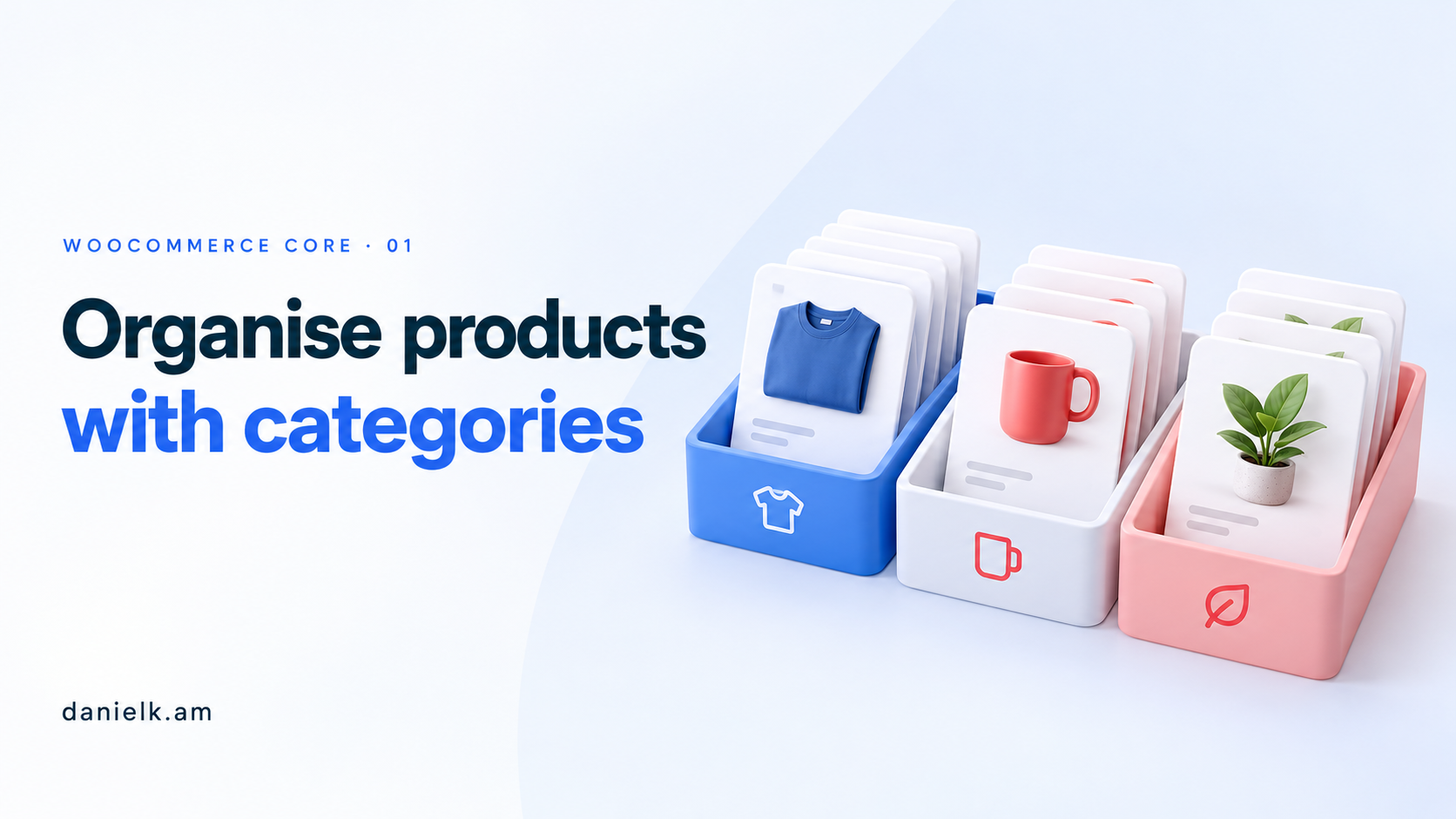 How to organise WooCommerce products with categories