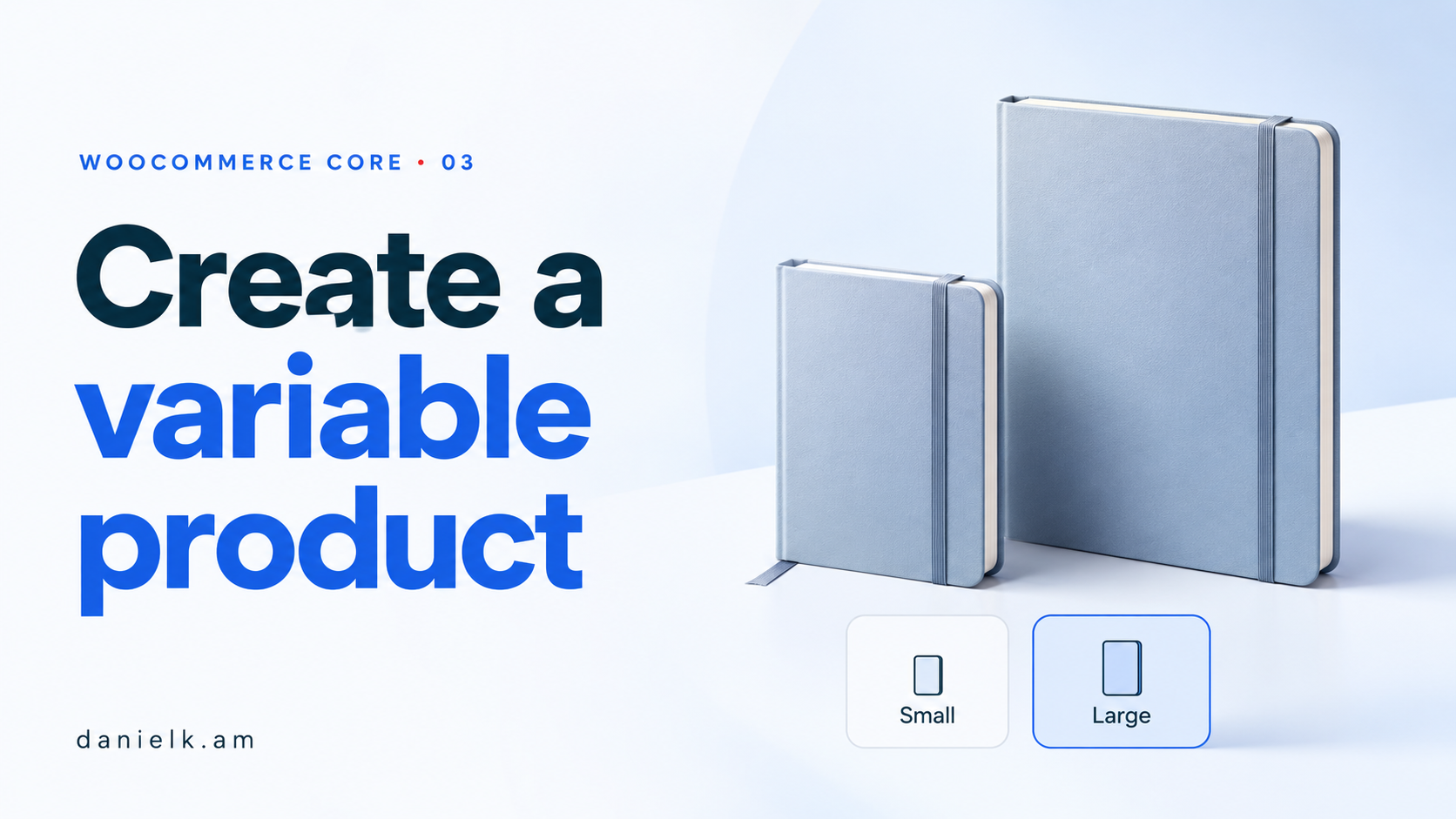 How to create a WooCommerce variable product with two sizes