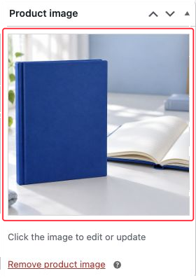Product image panel with the main notebook photo highlighted