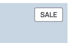 Site Editor product image with the SALE badge 12px from the top-right corner