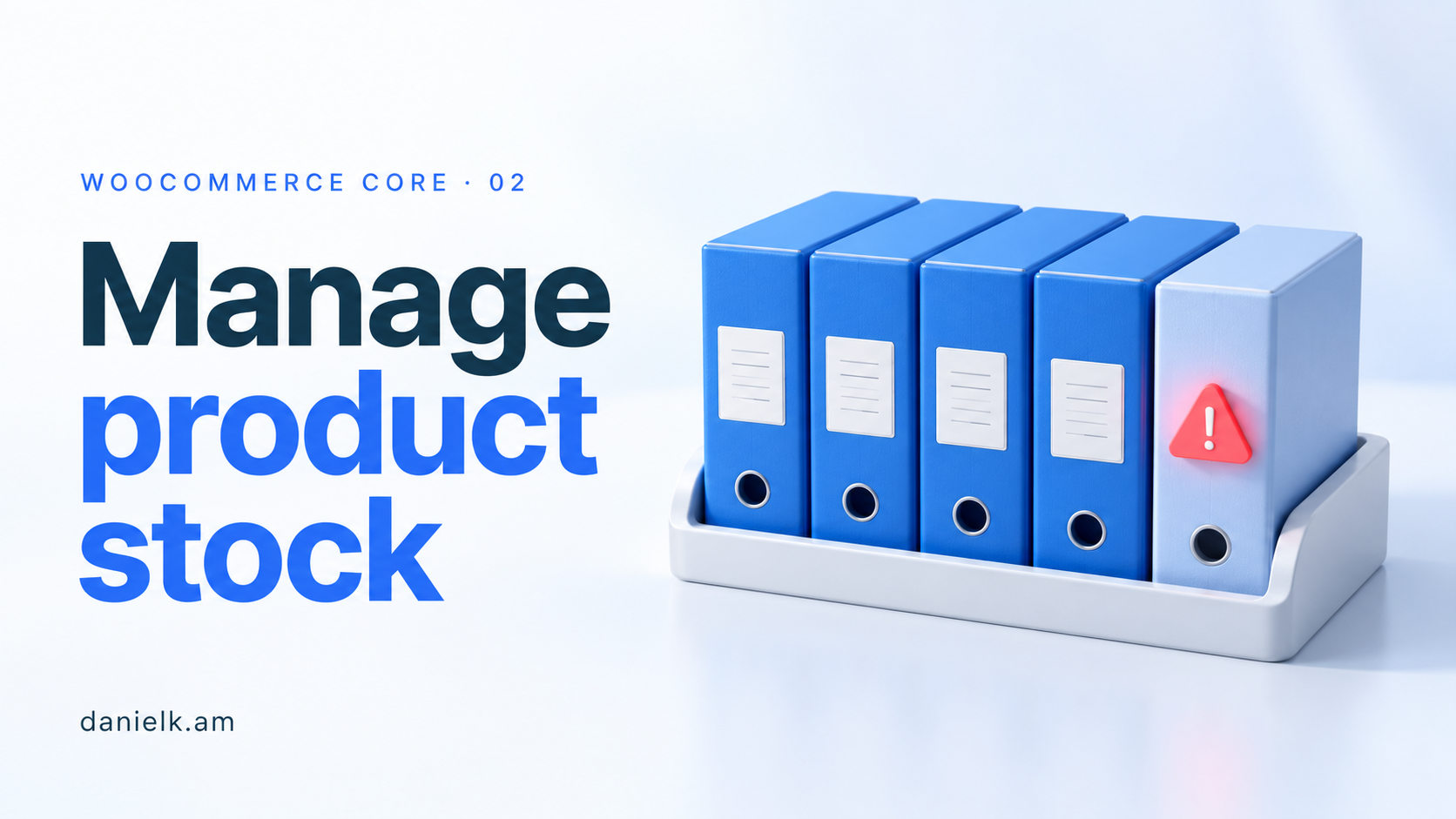 How to manage stock for a simple WooCommerce product