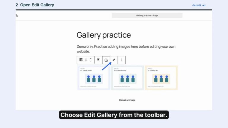 How to add photos to an existing WordPress Tiled Gallery